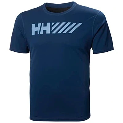 Imagen de Helly Hansen Men&#039;s LIFA Tech Graphic Tshirt, Blue, S
