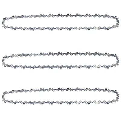 Imagen de Maxentico Pack de 3 Cadena Motosierra 14 Pulgadas, para Espadas 35cm, Repuesto Universales, 52 Eslabones, Cadenas Bajo Retroceso Tesouras Podar