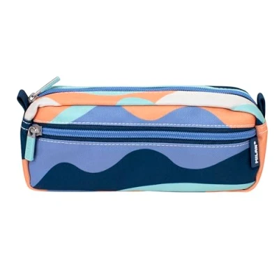 Imagen de MILAN® Portatodo rectangular 2 cremalleras serie The Fun, azul