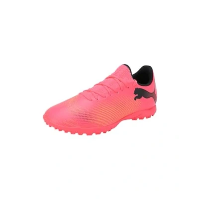 Imagen de Puma Future 7 PLAY TT Botas de fútbol multitacos, Hombre, Talla: 44, Sunset glow/black/sun stream Zapatos