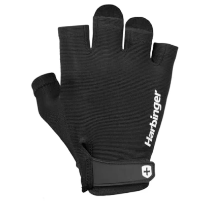 Imagen de RockTape Harbinger Power 2.0 Guantes de Levantamiento Pesas, Unisex, Color Negro, Talla L