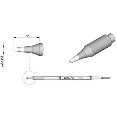 Imagen de Jbc C245774 Punta de soldar para T245