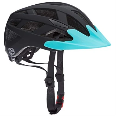 Imagen de Spielwerk Casco para Bicicleta BMX Montaña Luz LED 50 57cm Ajustable Niños 3 13 Años Seguridad Certificado CE