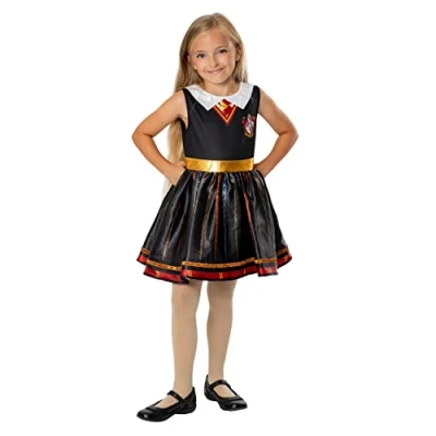 Imagen de RUBIES Disfraz Vestido Hogwarts Gryffindor para niñas y niños, impreso, Oficial Harry Potter Halloween, Carnaval, Navidad cumpleaños