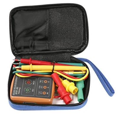 Imagen de ATOPLEE 3 Secuencia de Fase Presencia rotación Tester Indicador Detector Meter con LED y el zumbador 60V 600V (3 AC)