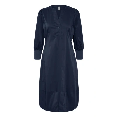 Imagen de Culture Cuantoinett 3/4 Sleeve Vestido informal, Mujer, Talla: 40, Blue iris