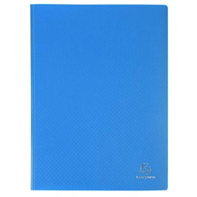 Imagen de Exacompta 8532E Carpeta de 30 fundas PVC, A4, color azul