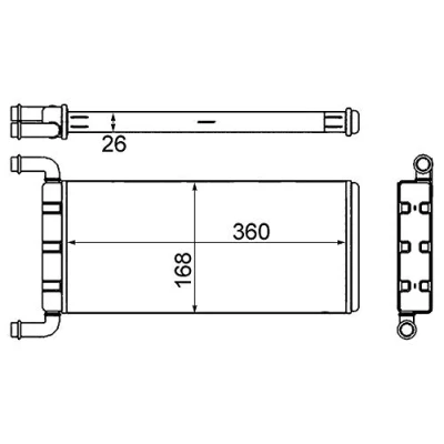 Imagen de MAHLE ORIGINAL AH 241 000S Radiador de Calefaccion