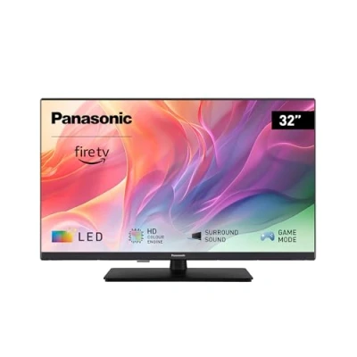 Imagen de Panasonic TV 32S55AEZ, S55 Series 32 Pulgadas Full HD LED Smart TV, 2024, Fire Colour Engine, HDR, Alexa Control De Voz, Game Mode, Media Player, Experiencia Visual Excepcional