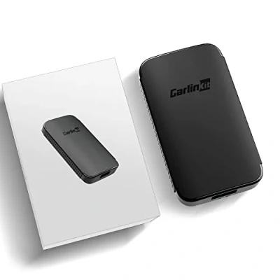 Imagen de CarlinKit Android Auto inalámbrico Adaptador, conversión de por Cable a inalámbrico, fácil configurar, sólo para teléfonos Android, Coches con