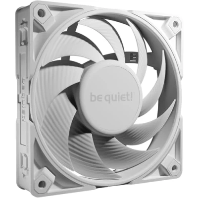 Imagen de be quiet! ventilador Silent Wings Pro 4 120mm PWM White, aletas optimizadas, alto rendimiento extraordinario, El conmutador de velocidad permite alternar la máxima PWM, BL118