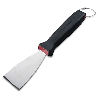 Imagen de espátula Presist estrecha de acero inoxidable para dar la vuelta y servir, gran accesorio barbacoa, ideal como espátula, pizza o barbacoa
