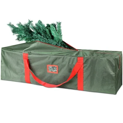 Imagen de OUSFOT Borsa per Albero di Natale 180 cm Custodia Sacca Impermeabile Porta in Tessuto Oxford 600D con Manici Rinforzati e Resistente