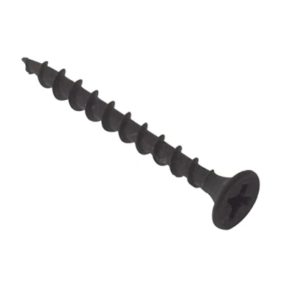 Imagen de Forgefix 200DWS38 Tornillo Phillips para Paneles de Yeso SCT Black Phosp 3,5 x 38 mm, Caja 200, Negro