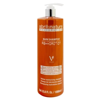 Imagen de abril et nature Rehydration Champú Máxima Hidratación para Cabello Seco Recupera los Lípidos Naturales Devuelve la Flexibilidad y Aspecto Sano Tratamiento Profesional de Peluquería 1000 ml