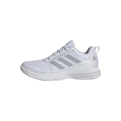 Imagen de adidas Performance Novaflight 2 Zapatillas de baloncesto, Mujer, Talla: 48 2/3, cloud white silver metallic Zapatos