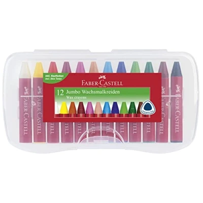 Imagen de Faber Castell 120011 Set de 12 ceras gruesas