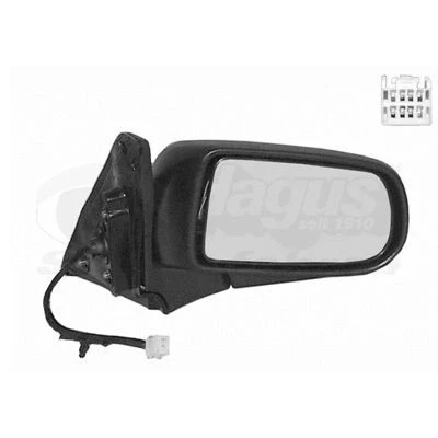 Imagen de espejo retrovisor Van Wezel 2732806 derecha imprimado completo, convexo, para ajuste elect. espejo, calefactable MAZDA: 323 F 6, FAMILIA 6