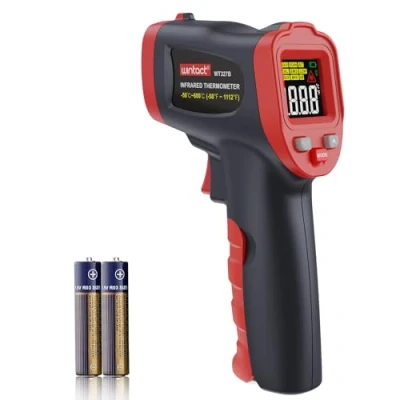 Imagen de Wintact Pistola de termómetro infrarrojo láser digital Alarma temperatura alta y baja 58 ℉ 1112 con pantalla LED a color medición ambiente