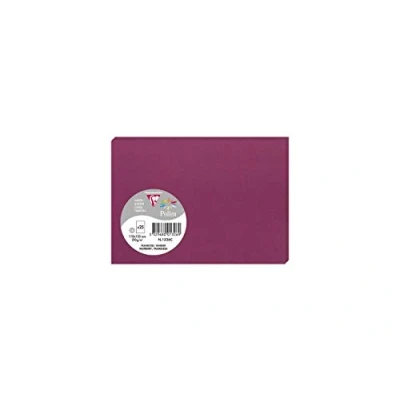 Imagen de Clairefontaine 1326 C tarjeta Pollen 11 x 15,5 cm, 210 g Paquete de 25 Frambuesa