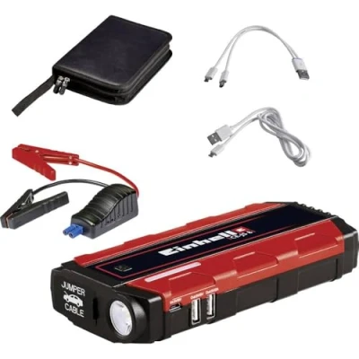 Imagen de Einhell dispositivo auxiliar para el arranque de automóviles CE JS 8 (ayuda y estación energía, suministro portátil electricidad, batería LiPo, arranque)
