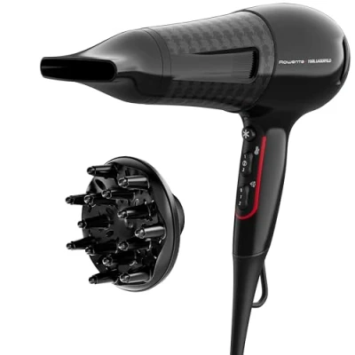 Imagen de Rowenta Powerline CV591L Secador de pelo 2300 W, Tecnología Effiwatts, 6 ajustes velocidad/temperatura, Thermocontrol, generador iónico, reduce el encrespamiento, cabello suave y brillante