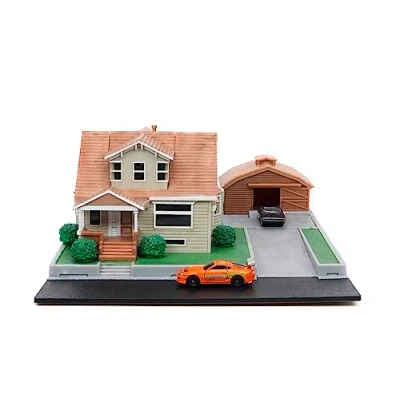 Imagen de Jada Casa Garaje de Toretto Fast &amp; Furious, Playset Diorama, Incluye Dos Nano Vehículos, Coleccionismo (253203081)
