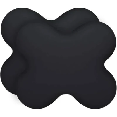 Imagen de Funda de Almohada diseñada para la ACAMAR Algodón Jersey Doble Ajuste Cierre con Cremallera Pack 2, Negro