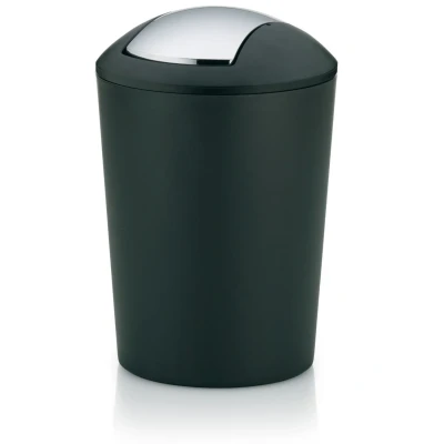Imagen de Kela Cubo de Tapa Abatible Marta 5 litros, Negro, One Size