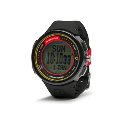 Imagen de Optimum Time Reloj de Vela y Ligera Series 12 Unisex Estuche ABS Negro con Correa Silicona extraíble