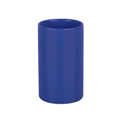 Imagen de Spirella Tube Portacepillos de Dientes, Gres, Azul Oscuro, Ø7 x 11,5 cm
