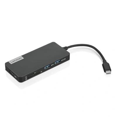 Imagen de Hub Lenovo USB C 7 in 1 ROW, 3.2, HDMI, Gris