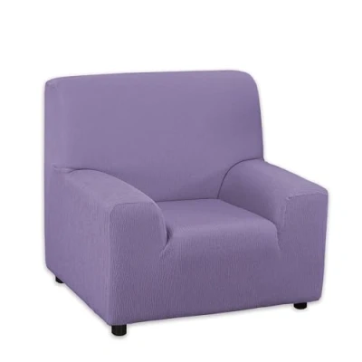 Imagen de Martina Home Emilia, Funda Elástica para Sofá de 1 Plaza, Lila, 70 a 110 cm ancho