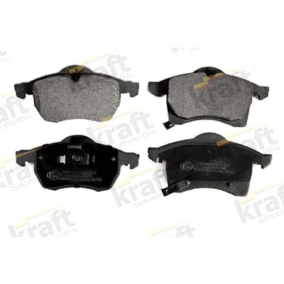Imagen de KRAFT 6001660 Juego de pastillas freno Eje delantero con contacto avisador desgaste OPEL: Zafira A, Astra G CC, Berlina