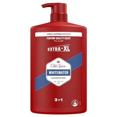 Imagen de Old Spice Whitewater Gel Y Champú Para Hombres, 3 En 1 1000ml