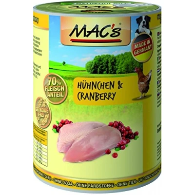 Imagen de Mac Pollo &#039;s &amp; Cranberry, 6 Pack (6 x 400 g)