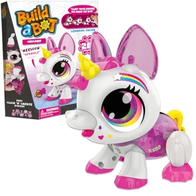 Imagen de Goliath Build a Bot, Construye un Unicornio con Sonidos de BOT (12L), Kit Robot Stem más 20 Piezas para niños, Mayores 4 años