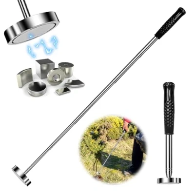 Imagen de Herramienta de Recogida Magnética, Recogedor Magnético Telescópico(22cm Hasta 103cm), Extensible, Magnética Telescópica Varilla para Tornillos Tuercas Pernos