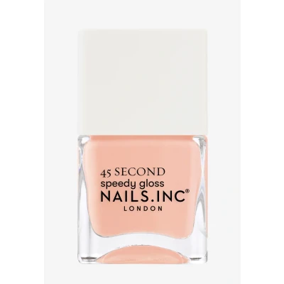 Imagen de Nails Inc CRUISING in CARNABY STREET Quick Drying Nagellack Zartes Pfirsich Rosa Schnelltrocknend 45 Sekunden Nagelstärkend mit Hexanal, Kalzium,Magnesium Cruelty Free Perfekte Maniküre