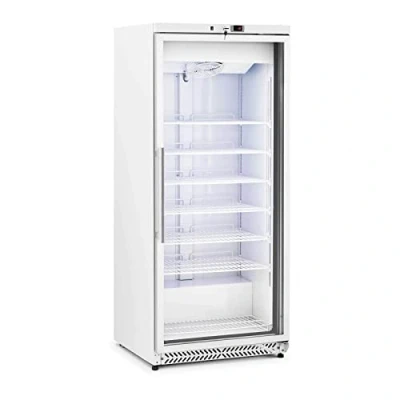 Imagen de Royal Catering Congelador para Gastronomía RCLK F590GB (Volumen: 580 L, Potencia: 492 W, Puerta de vidrio doble pared, Temperatura entre 18 y 16 C)