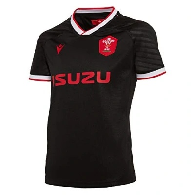 Imagen de Macron Hombre 58125440 WRU M20 Jersey Alternate Poly Replica Ss Jr, Negro, JS, Nero, SB