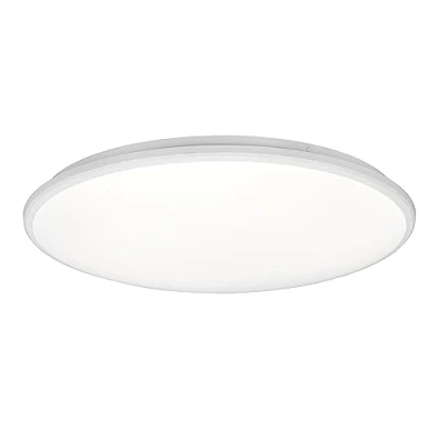 Imagen de Reality Leuchten Lámpara LED de techo Limbus R67021931, plástico, color blanco mate, incluye 34 W LED, interruptor atenuación