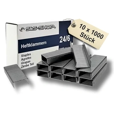 Imagen de 10000 grapadora grapas 24/6 Standard galvanizado/grapas/grapadora de