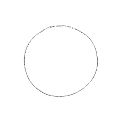 Imagen de BREIL, Colección Holt, Collar para hombre de acero, Cadena serpiente acero pulido, Cierre mosquetón, Longitud ajustable