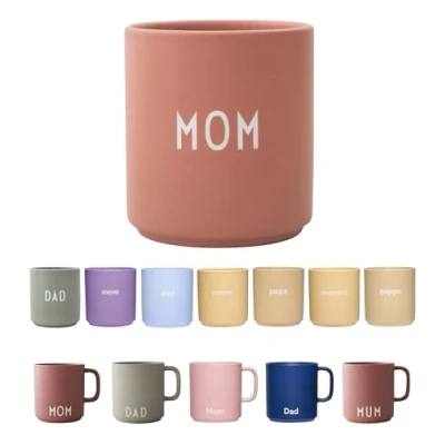 Imagen de design letters Tazas de Cafe MOM Regalo dia la Madre Desayuno Regalos Originales para el Personalizadas Porcelana Taza Te, 250 Ml