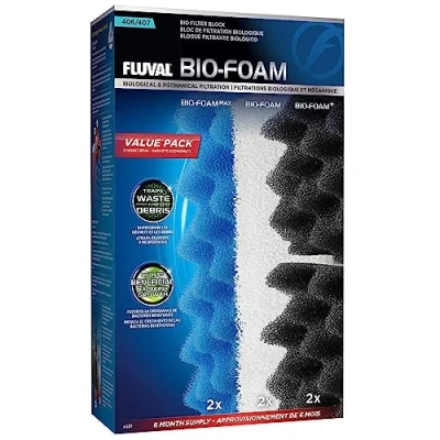 Imagen de Fluval 407 Bio Foam Pack 6 Meses 250 g