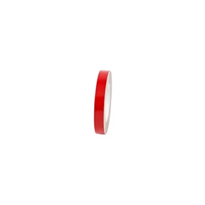 Imagen de Prolac tiras decorativas (10 m), para coche, moto, barco o manualidades adhesivas / laterales autoadhesivas, color rojo brillante