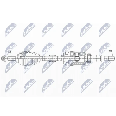 Imagen de Semi eje NTY NPW NS 130