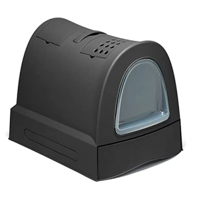 Imagen de Imac Zuma Met schuiflade Zwart Kattenbak 56 x 40 42,5 cm