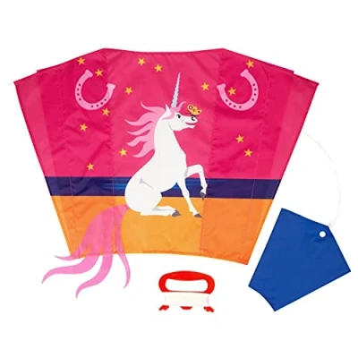 Imagen de Wolkenstürmer dragón para principiantes Sled Unicornio Sunny a partir de 3 años, 1 cometa vuelo niños sin varillas, 6 y juguete